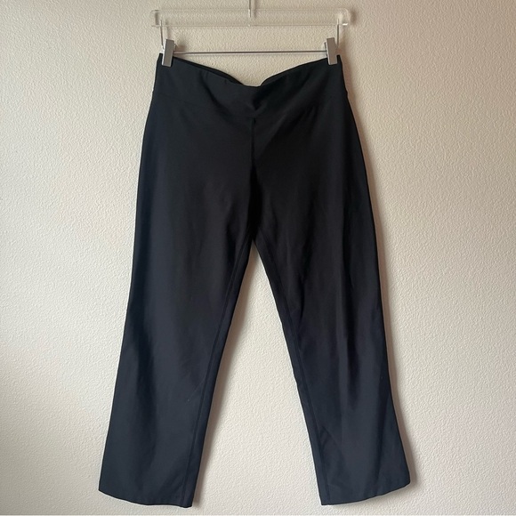 Lucy Black Capri Crop Leggings Size Small Short Athletic Activewear - Picture 1 of 6